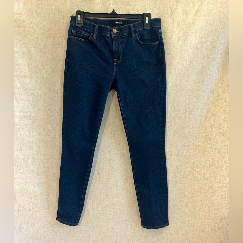 J Brand Capri Jeans Dark Wash Cotton Blend Size 29